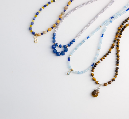 Each piece embodies the serenity, strength, and mystery of the ocean and forest.