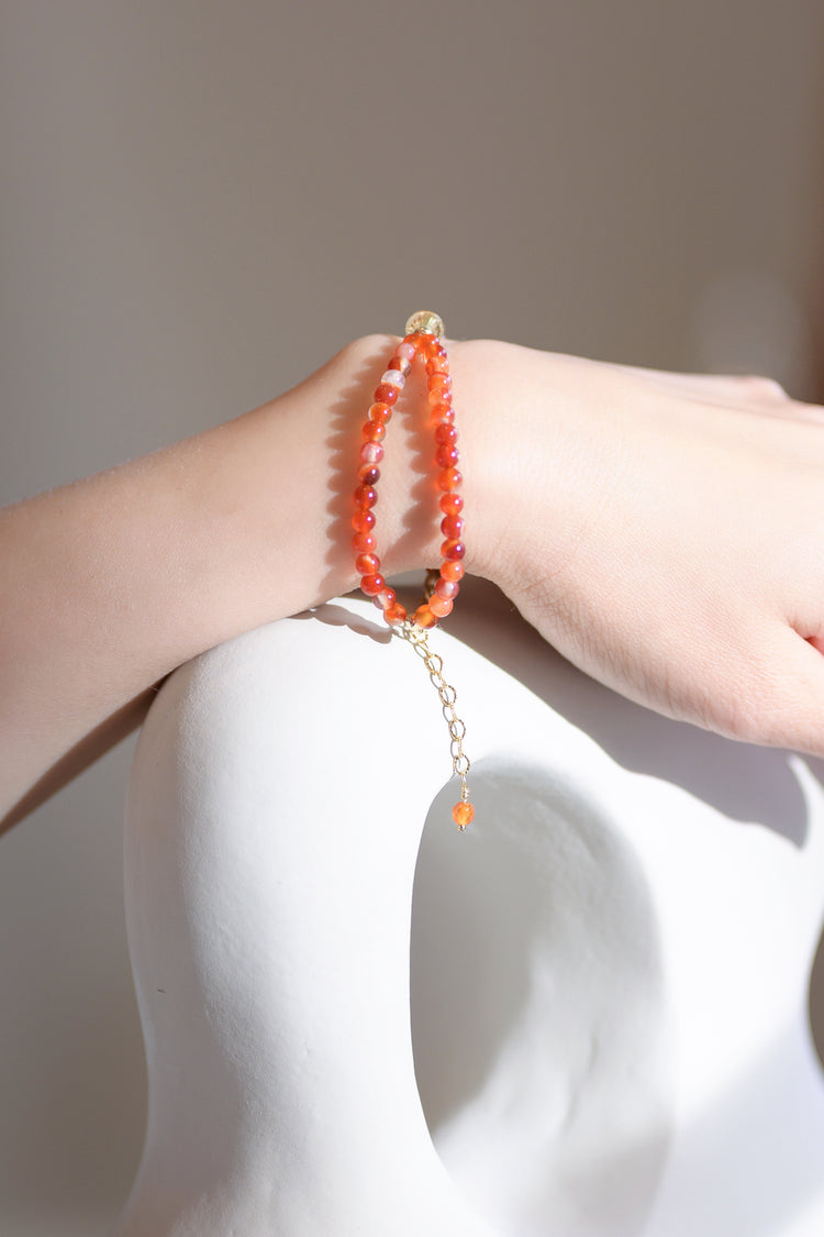 Tango Carnelian Citrine Bracelet