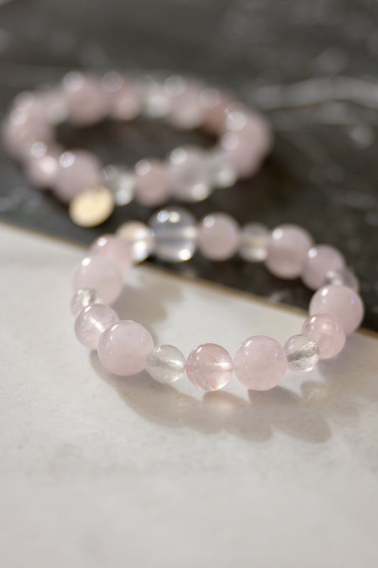 Bonded Bliss Bracelet | Madagascar Rose Quartz