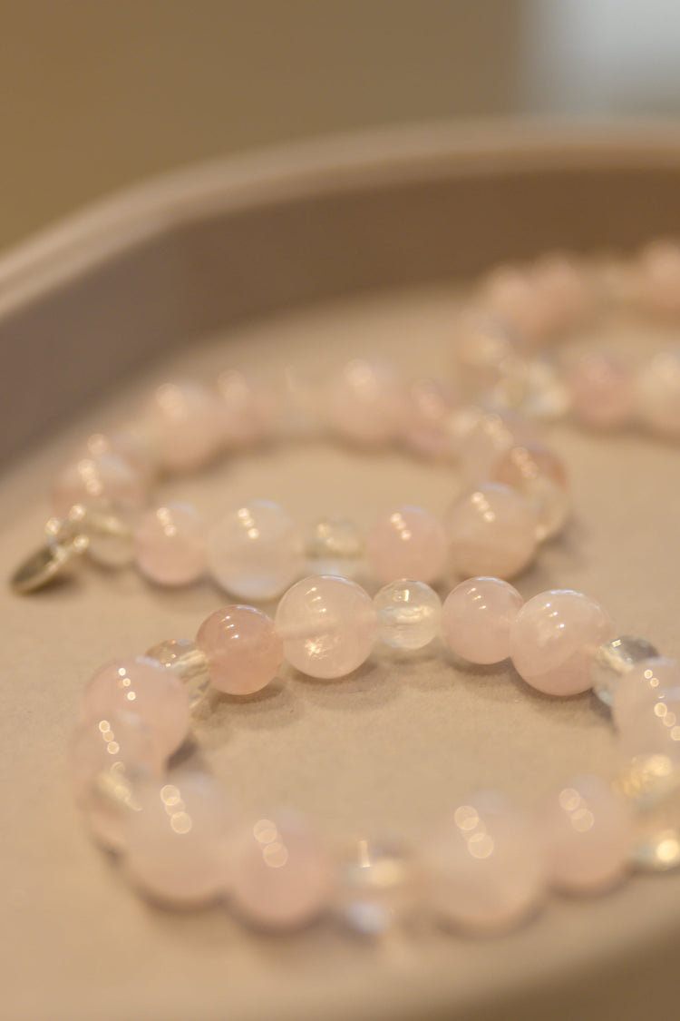 Bonded Bliss Bracelet | Madagascar Rose Quartz