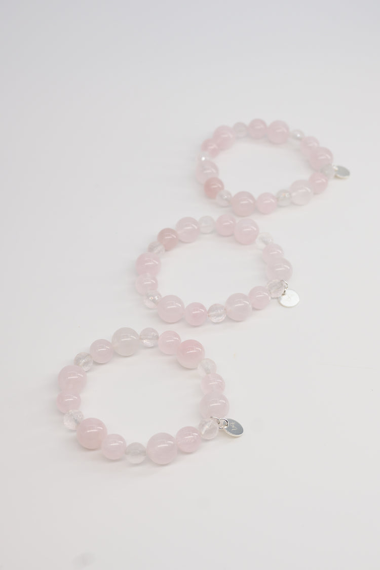 Bonded Bliss Bracelet | Madagascar Rose Quartz