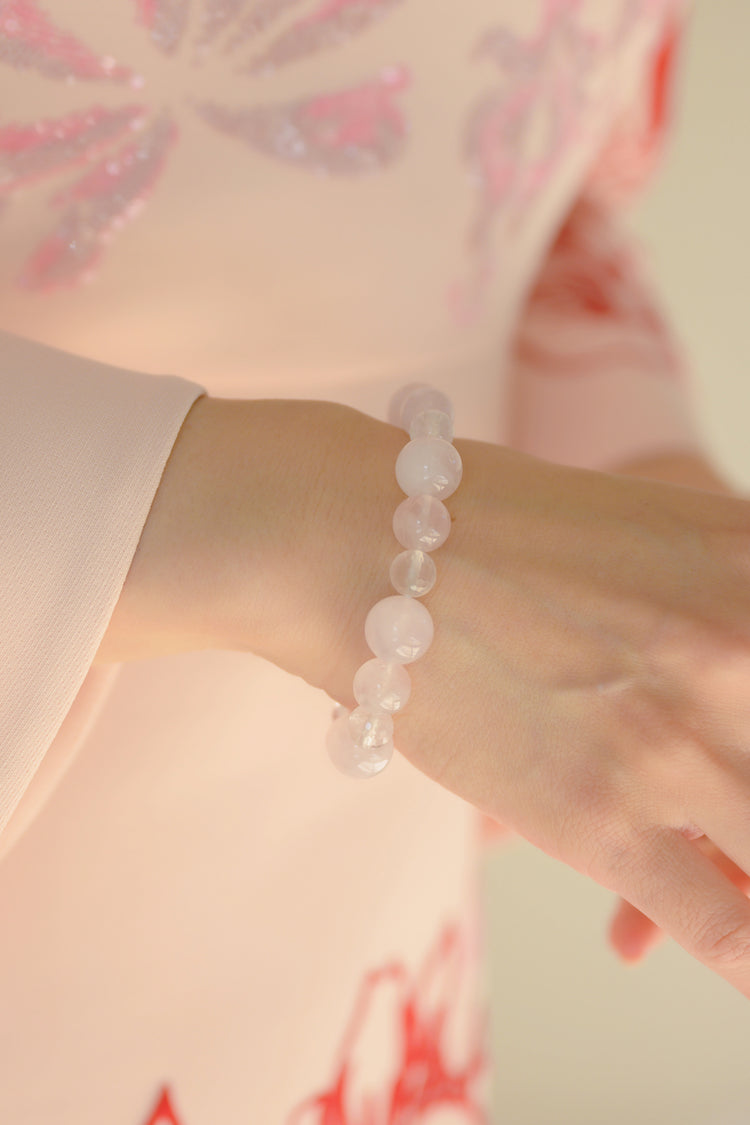 Bonded Bliss Bracelet | Madagascar Rose Quartz