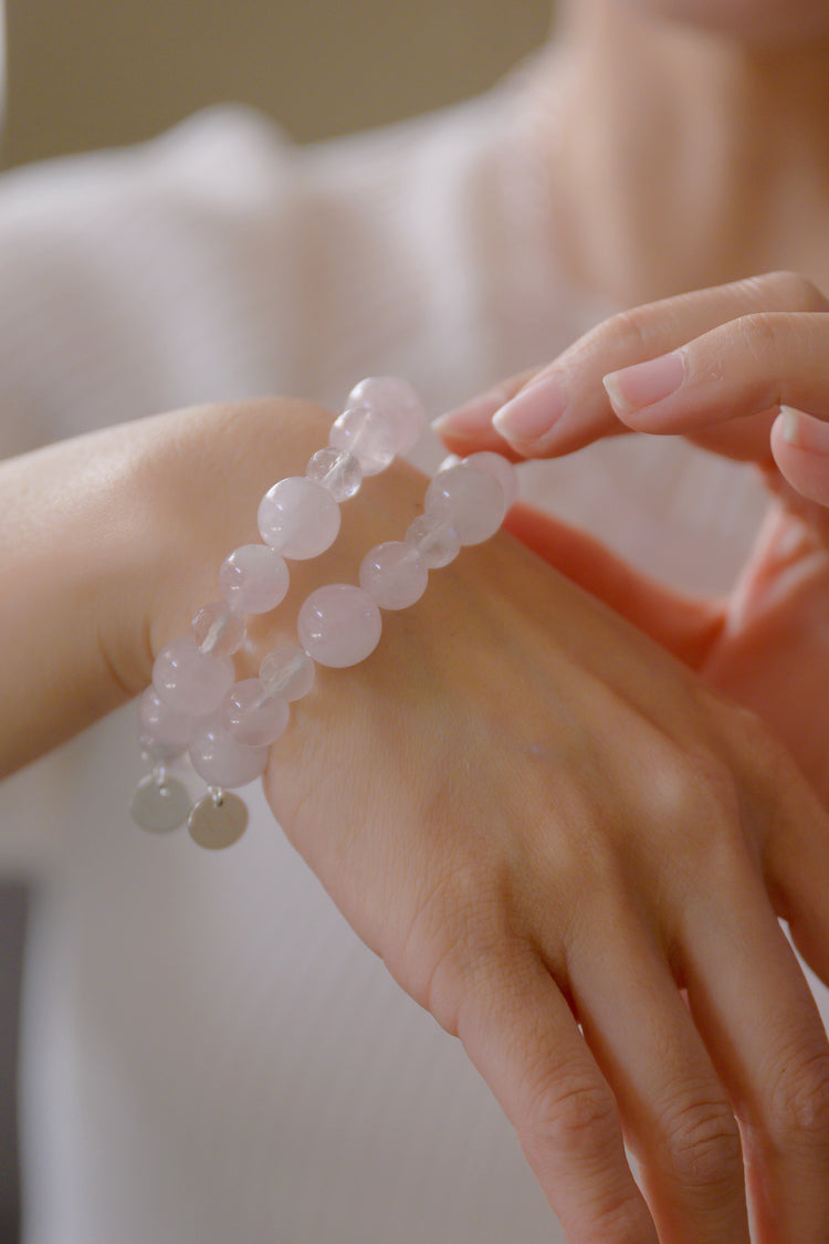 Bonded Bliss Bracelet | Madagascar Rose Quartz