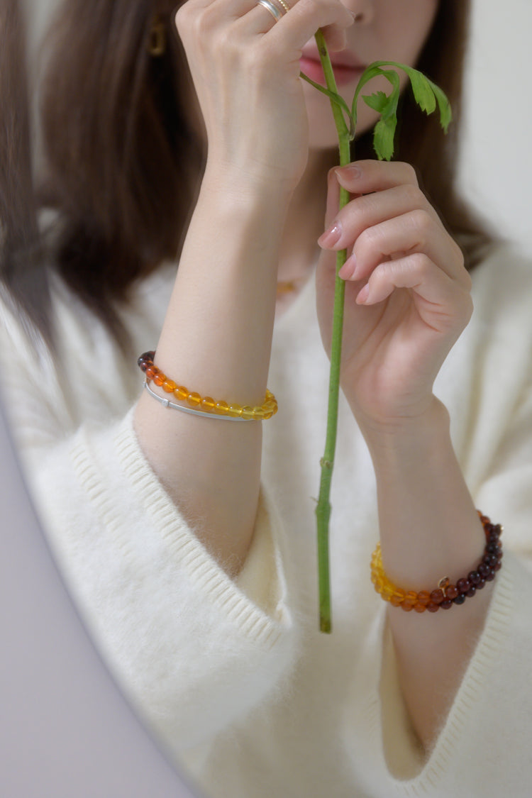 Fortune Flow Bracelet | Amber