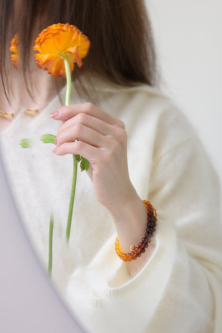 Fortune Flow Bracelet | Amber