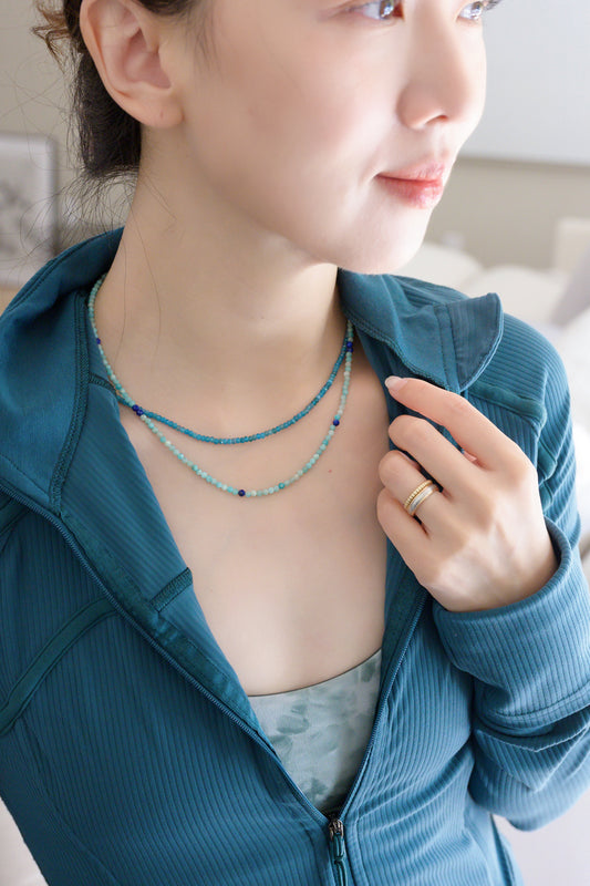 Basic1.0 | Peruvian Amazonite(AAA) Necklace