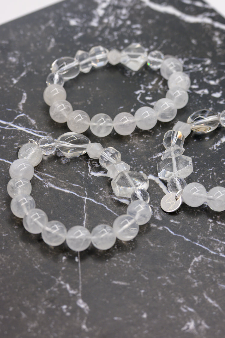 Harmony Ward Bracelet | Rock Crystal Quartz Mix