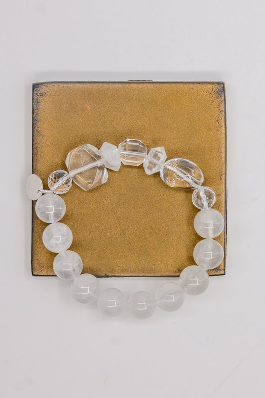 Harmony Ward Bracelet | Rock Crystal Quartz Mix