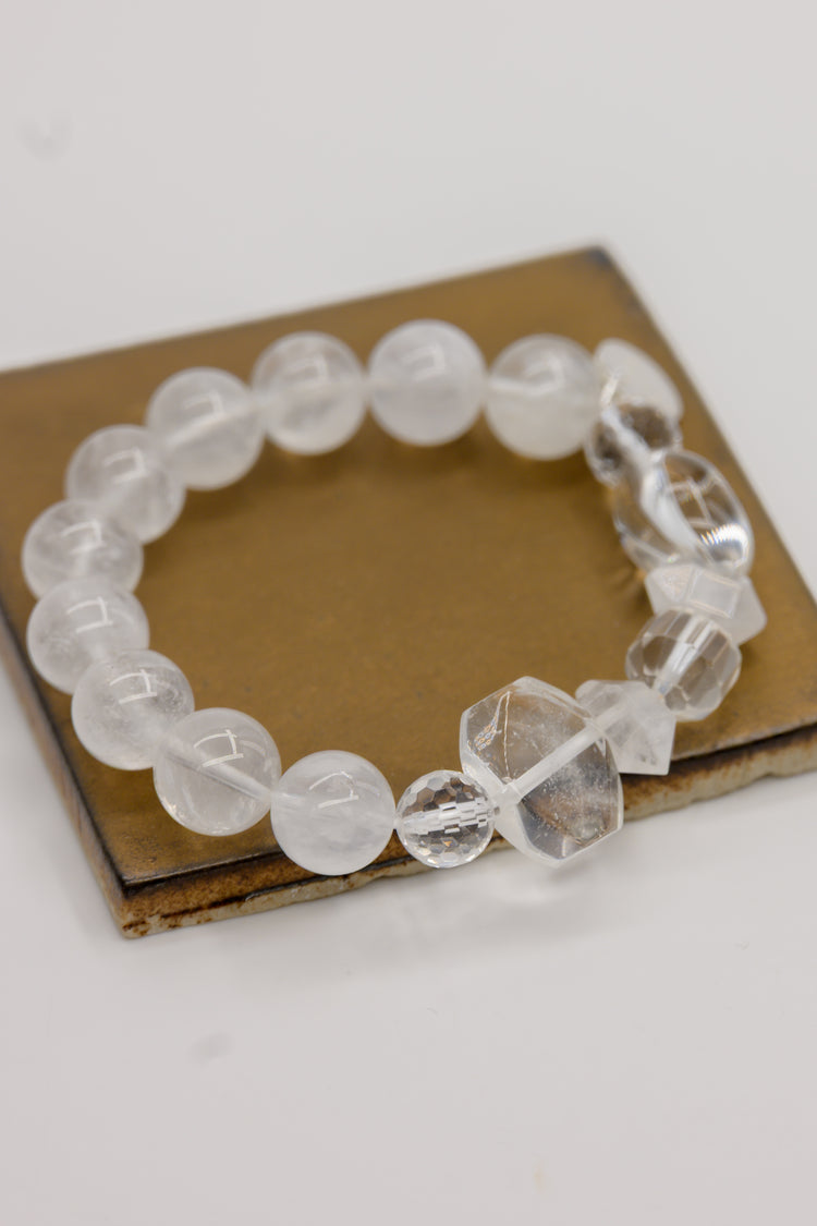 Harmony Ward Bracelet | Rock Crystal Quartz Mix