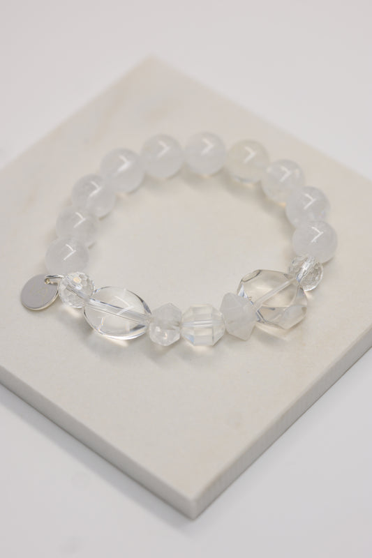 Harmony Ward Bracelet | Rock Crystal Quartz Mix