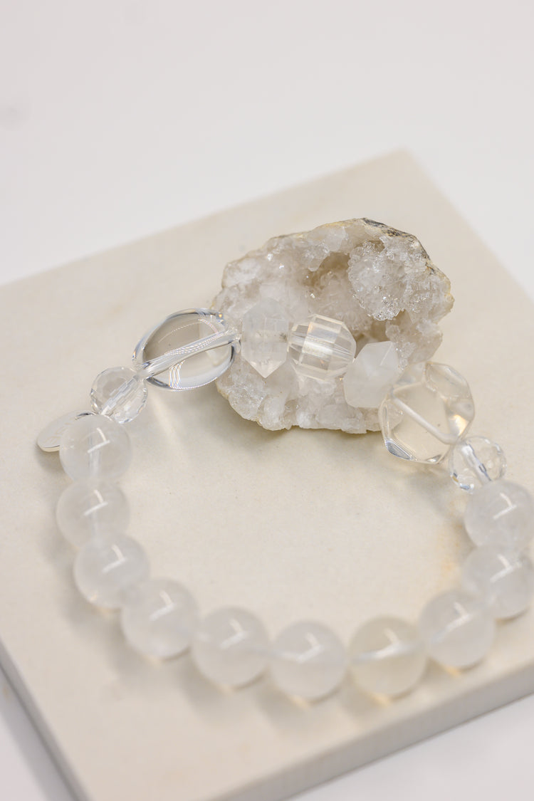 Harmony Ward Bracelet | Rock Crystal Quartz Mix