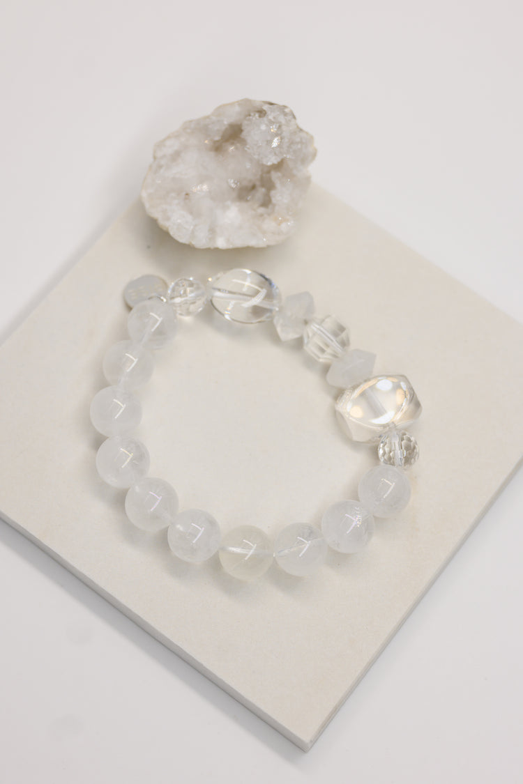 Harmony Ward Bracelet | Rock Crystal Quartz Mix