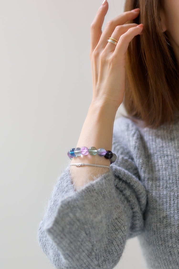 Visionary Spark Bracelet | Unicorn Fluorite, Dogtooth Amethyst (A)