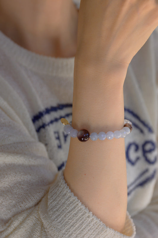 Visionary Spark Bracelet | Purple Mica Aquamarine Auralite-23