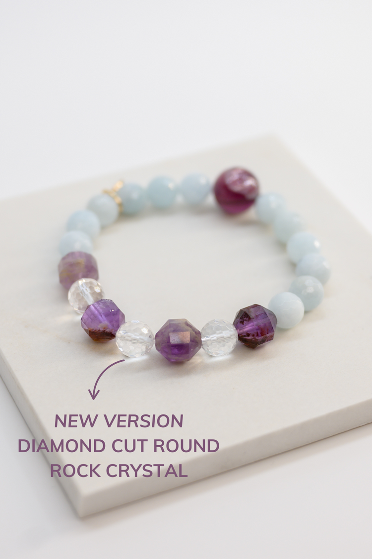 Visionary Spark Bracelet | Purple Mica Aquamarine Auralite-23