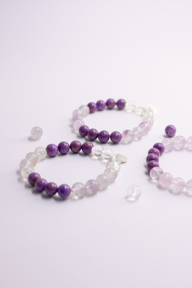 Visionary Spark Bracelet | Phosphosiderite Lavender Amethyst