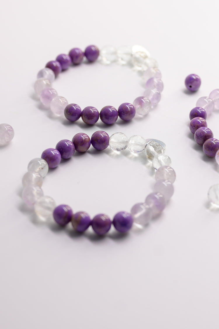 Visionary Spark Bracelet | Phosphosiderite Lavender Amethyst