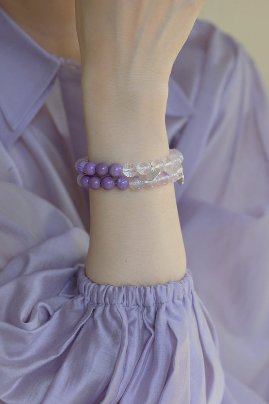 Visionary Spark Bracelet | Phosphosiderite Lavender Amethyst