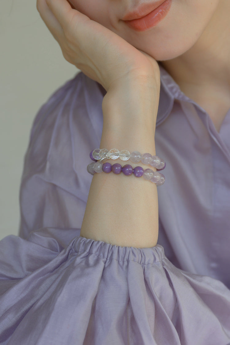 Visionary Spark Bracelet | Phosphosiderite Lavender Amethyst