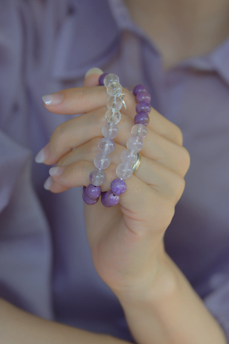 Visionary Spark Bracelet | Phosphosiderite Lavender Amethyst