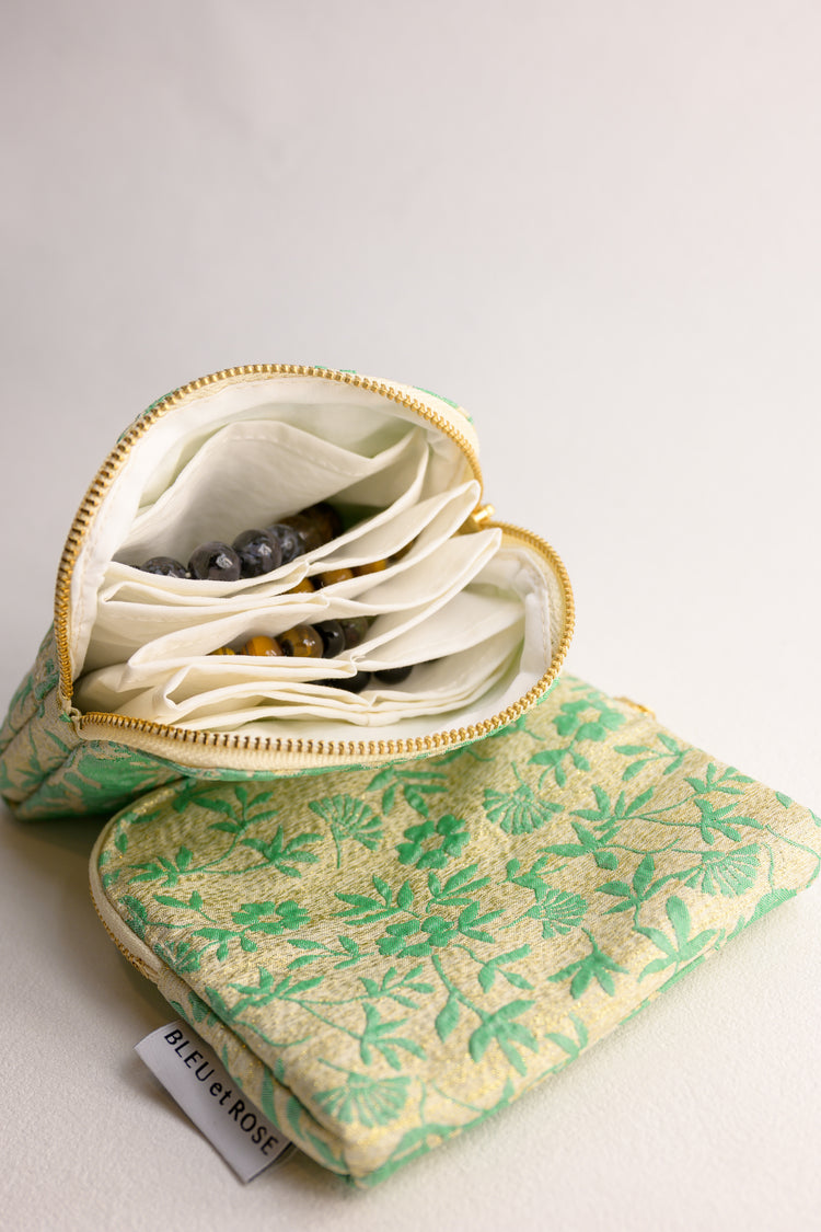 【M】Jacquard Cotton Jewel Pouch