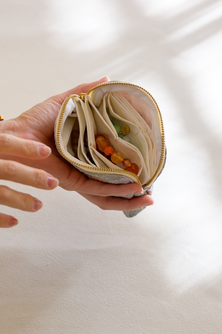 【M】Jacquard Cotton Jewel Pouch