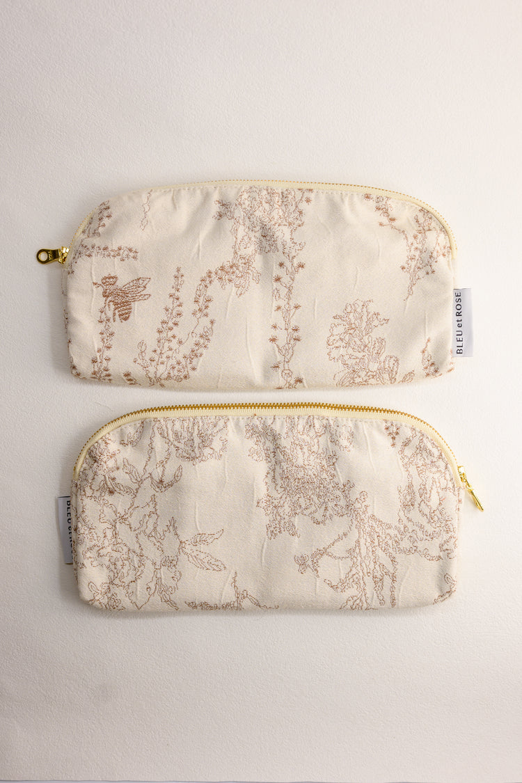 【L】Jacquard Cotton Jewel Pouch