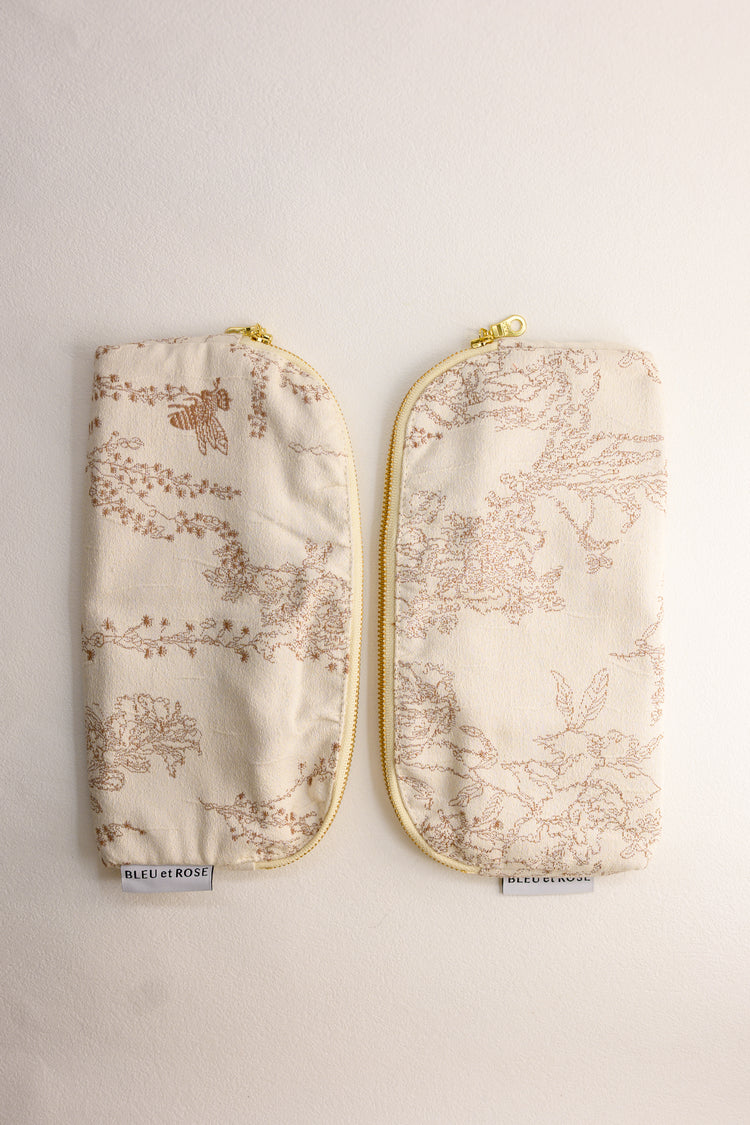 【L】Jacquard Cotton Jewel Pouch