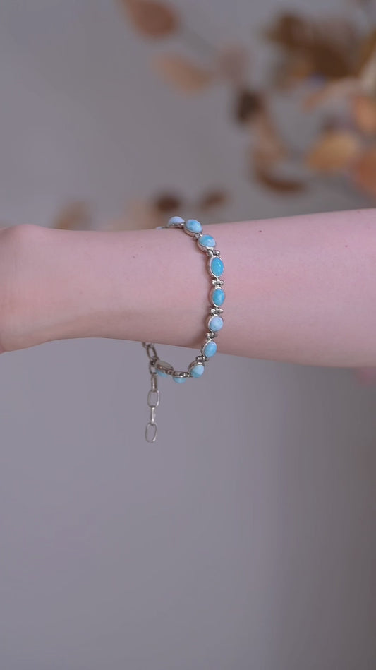 Caribbean Sky Larimar Bracelet By Ed Design
