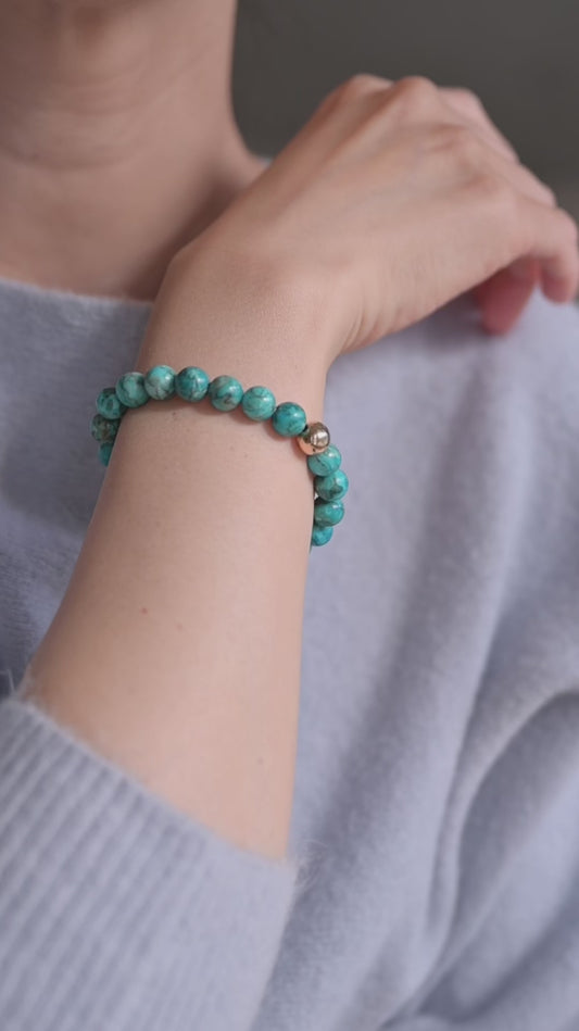 Blessed Moment Bracelet | Natural Turquoise