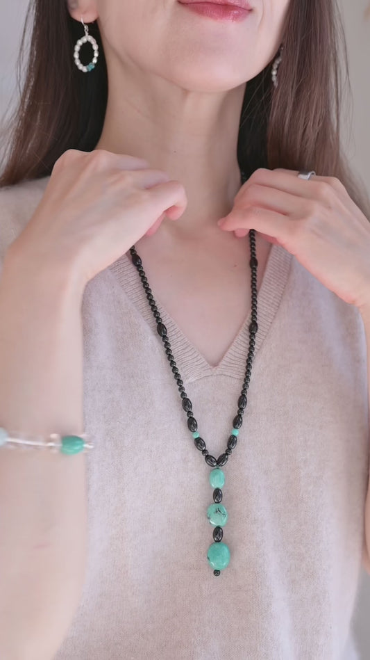 [On Sale]Only One Turquoise Necklace 3726