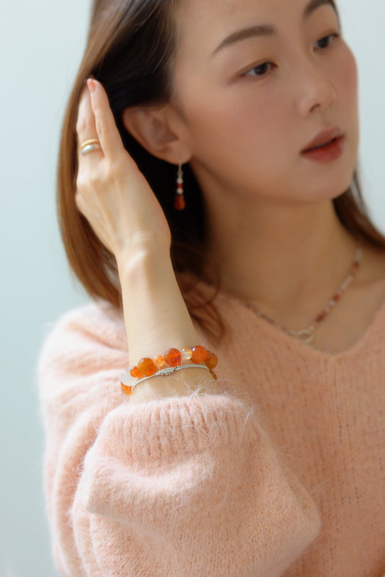 Fortune Flow Bracelet | Carnelian