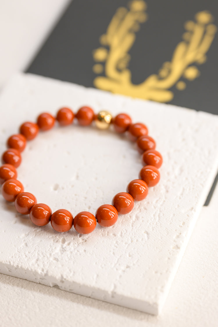 Blessed Moment Bracelet | Red Jasper(AA)