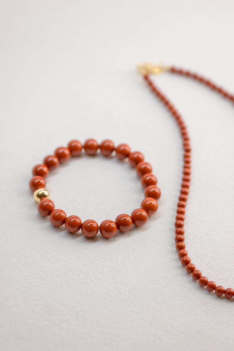 Blessed Moment Bracelet | Red Jasper(AA)