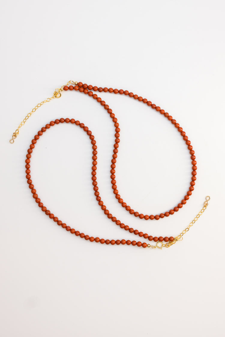 Flourishing Luck Necklace | Red Jasper