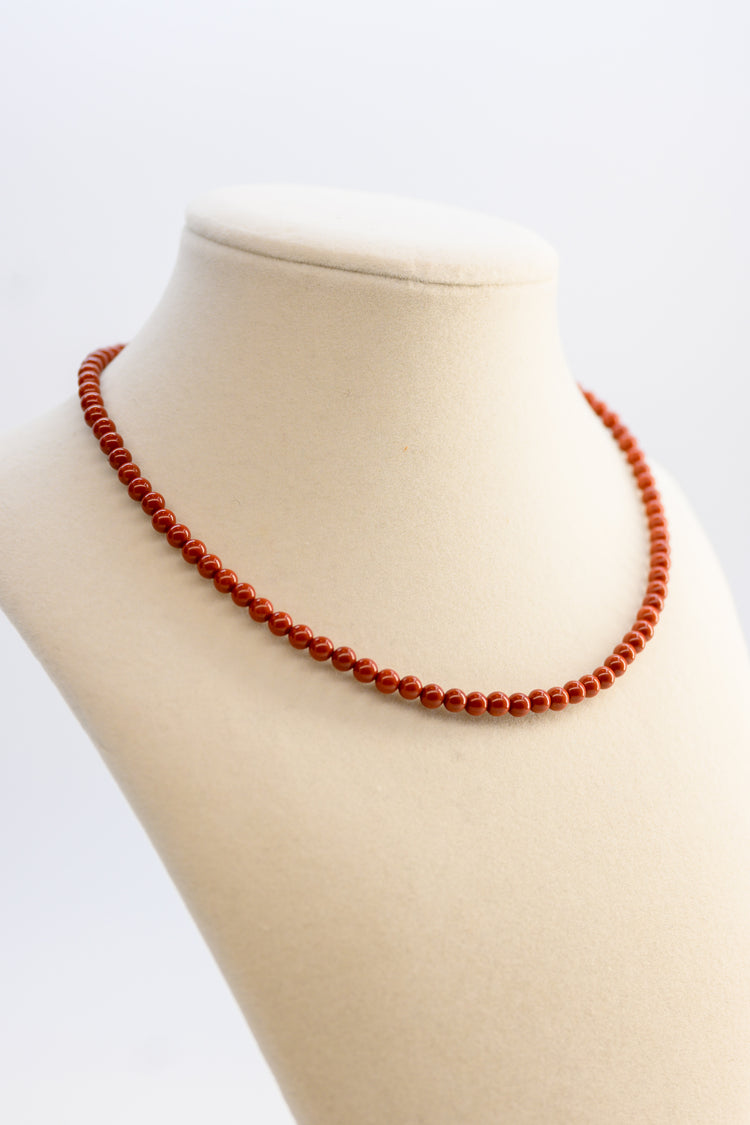 Flourishing Luck Necklace | Red Jasper