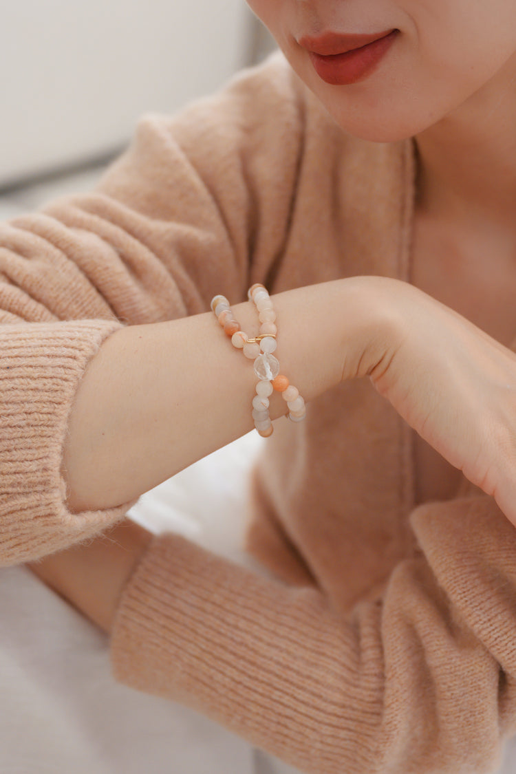 Bonded Bliss Bracelet | Rose Aventurine | 1st Anniversary Limited Edition