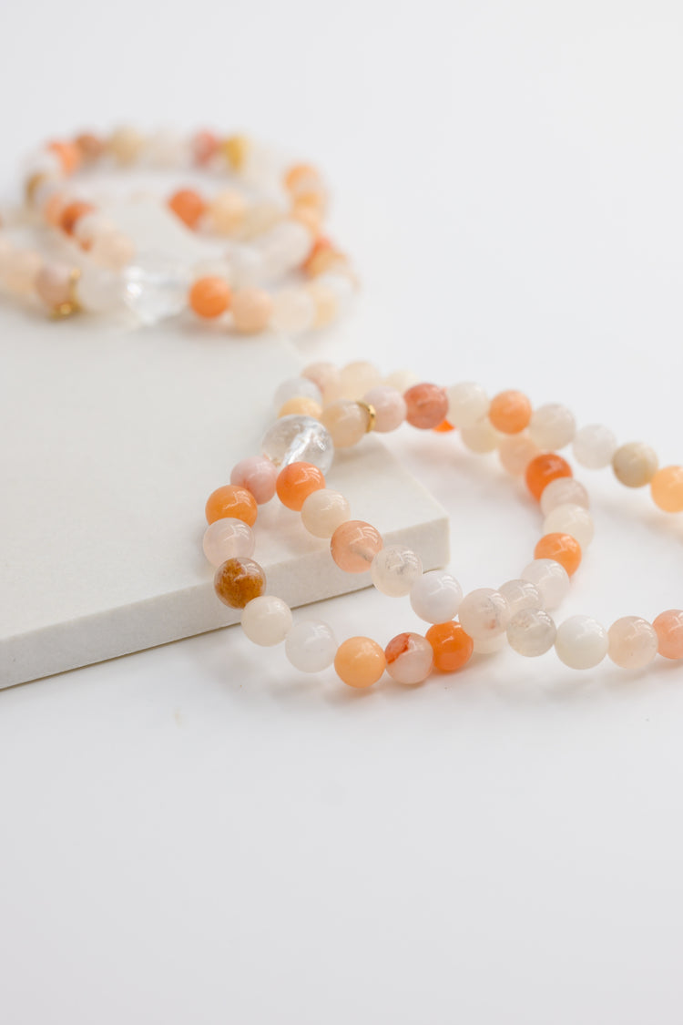 Bonded Bliss Bracelet | Rose Aventurine | 1st Anniversary Limited Edition