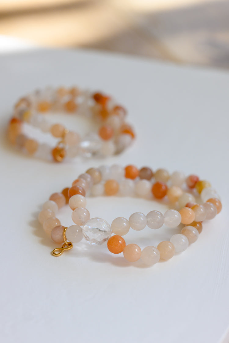 Bonded Bliss Bracelet | Rose Aventurine | 1st Anniversary Limited Edition