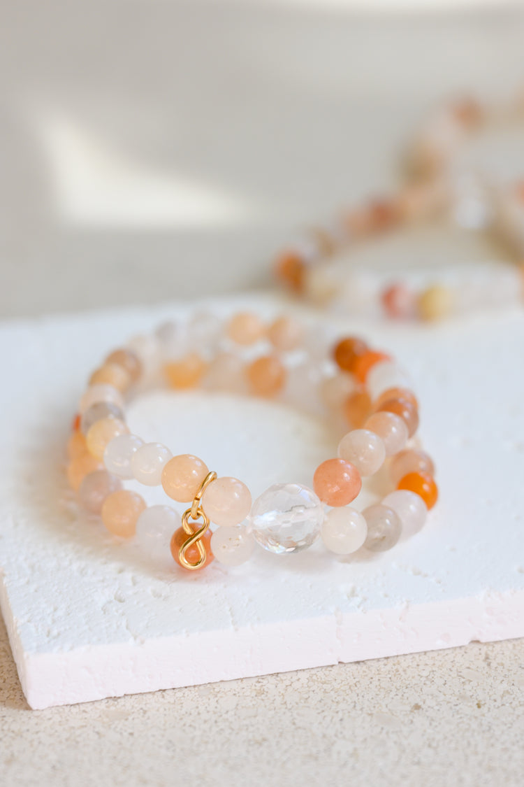 Bonded Bliss Bracelet | Rose Aventurine | 1st Anniversary Limited Edition