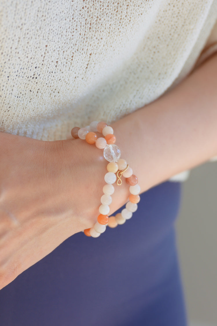 Bonded Bliss Bracelet | Rose Aventurine | 1st Anniversary Limited Edition