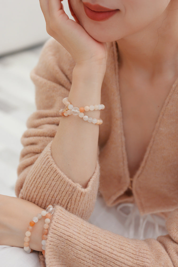 Bonded Bliss Bracelet | Rose Aventurine | 1st Anniversary Limited Edition