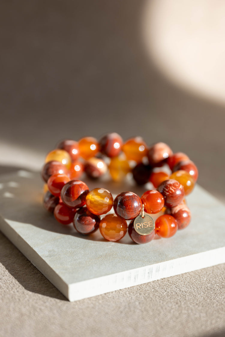 Blessed Moment Bracelet | Red Snake Skin Jasper Carnelian (natural)