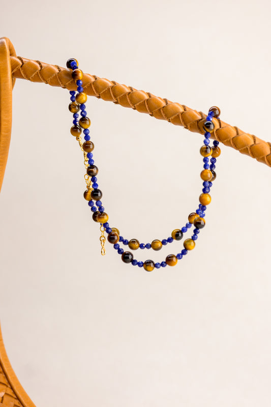 Tide Power 2.0 Necklace | Tiger Eye(A) Sodalite