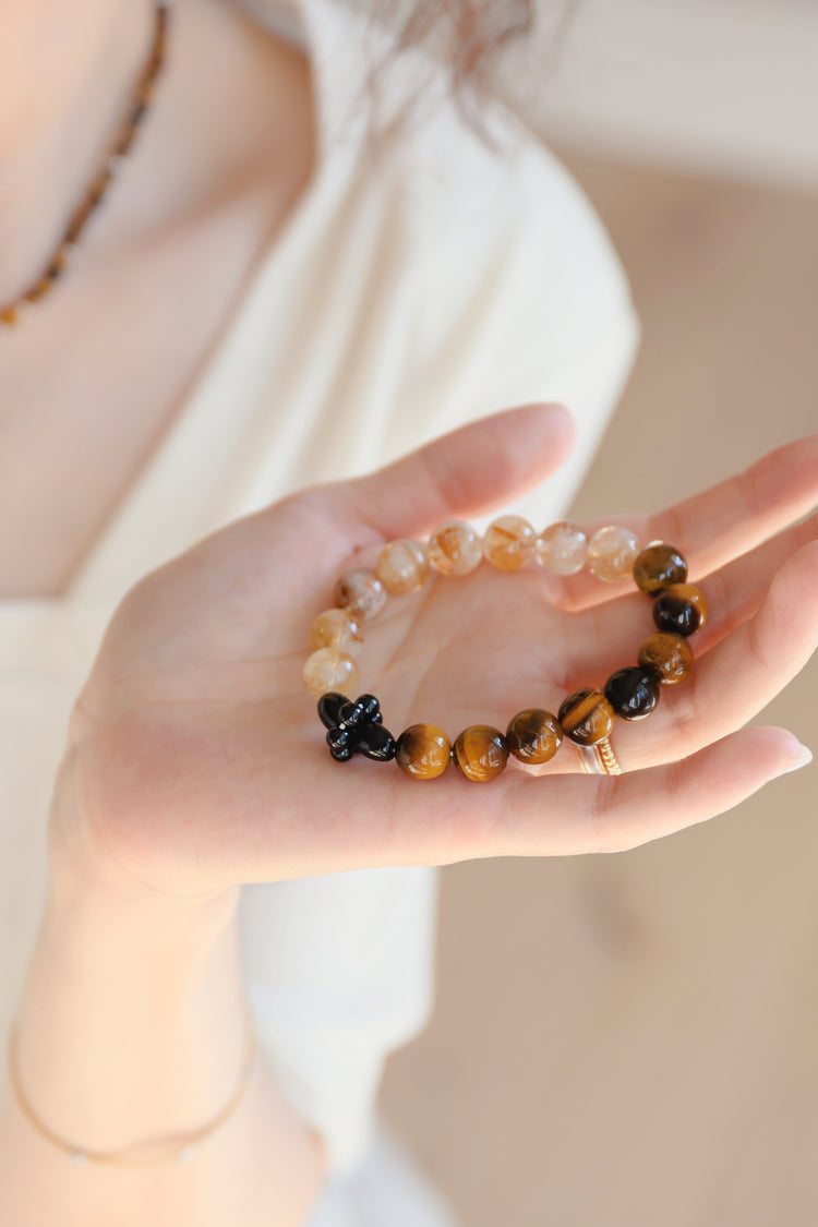 Golden Ambition Bracelet | Golden Citrine Onyx Tiger Eye