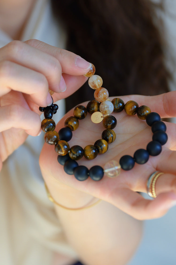 Golden Ambition Bracelet | Golden Citrine Onyx Tiger Eye