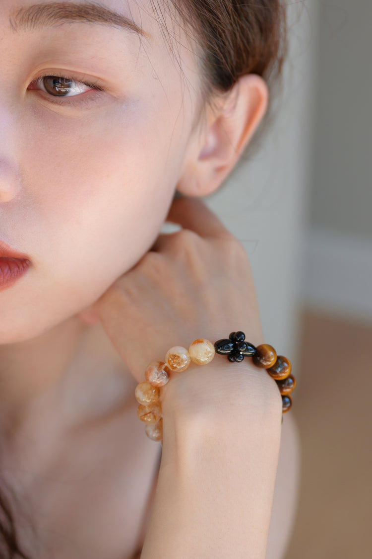 Golden Ambition Bracelet | Golden Citrine Onyx Tiger Eye