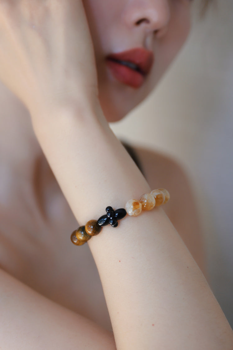 Golden Ambition Bracelet | Golden Citrine Onyx Tiger Eye