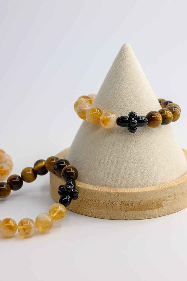 Golden Ambition Bracelet | Golden Citrine Onyx Tiger Eye