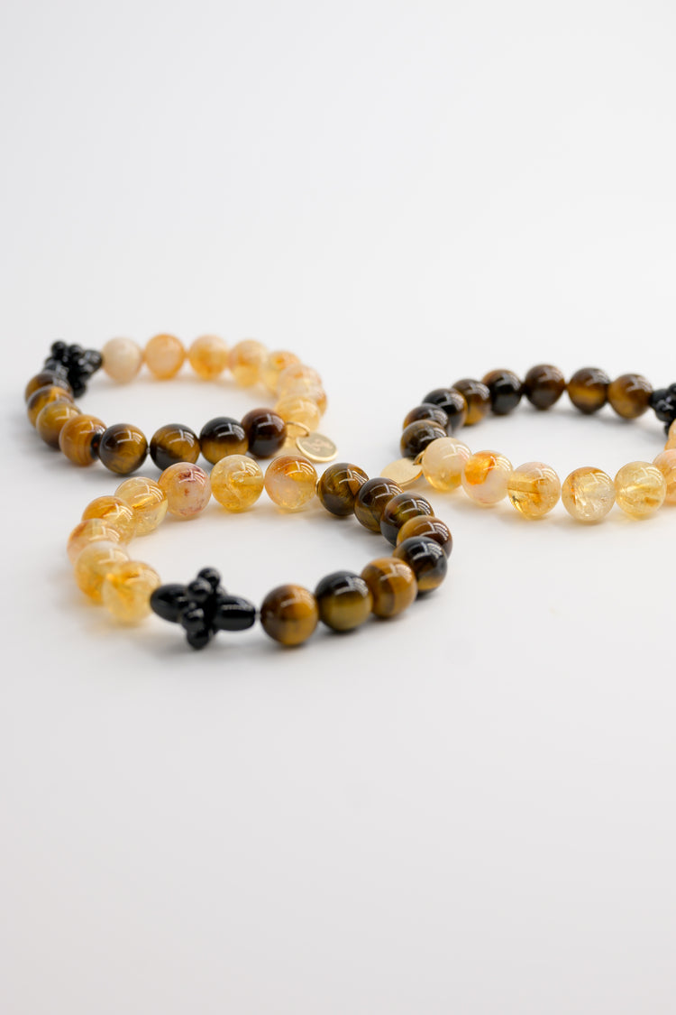 Golden Ambition Bracelet | Golden Citrine Onyx Tiger Eye